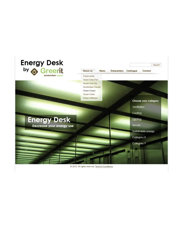Energy Desk by GreenIT